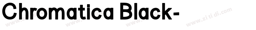 Chromatica Black字体转换